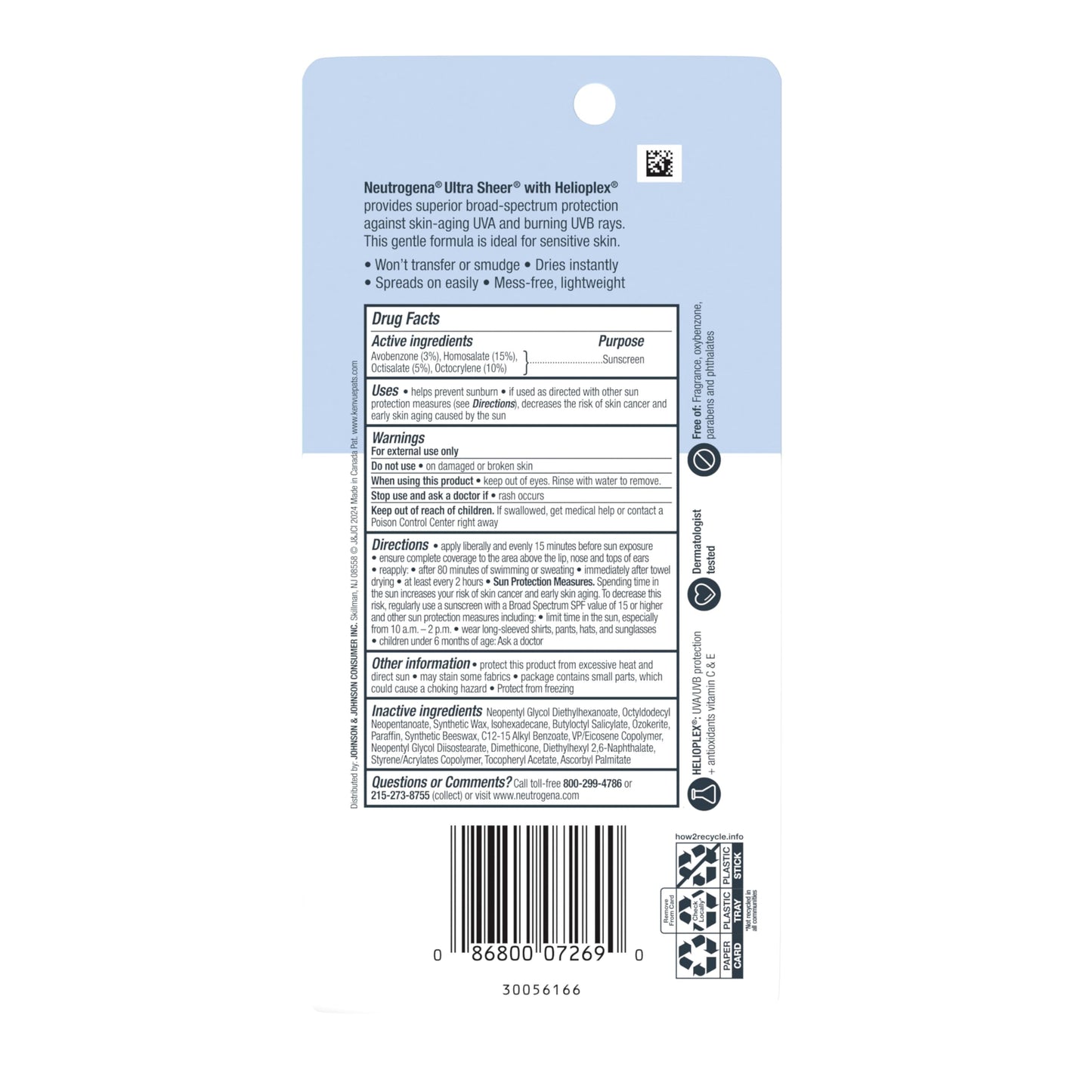 Neutrogena Ultra Sheer Dry Touch Sunscreen Lotion SPF 70 Broad Spectrum UVA UVB Protection Lightweight Water Resistant up to 80 Minutes Oil PABA Oxybenzone Free, 3 fl oz