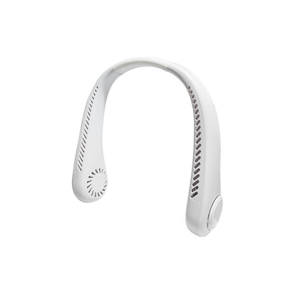 Hanging neck fan, and convenient bladeless turbine usb rechargeable, long battery life, outdoor silent