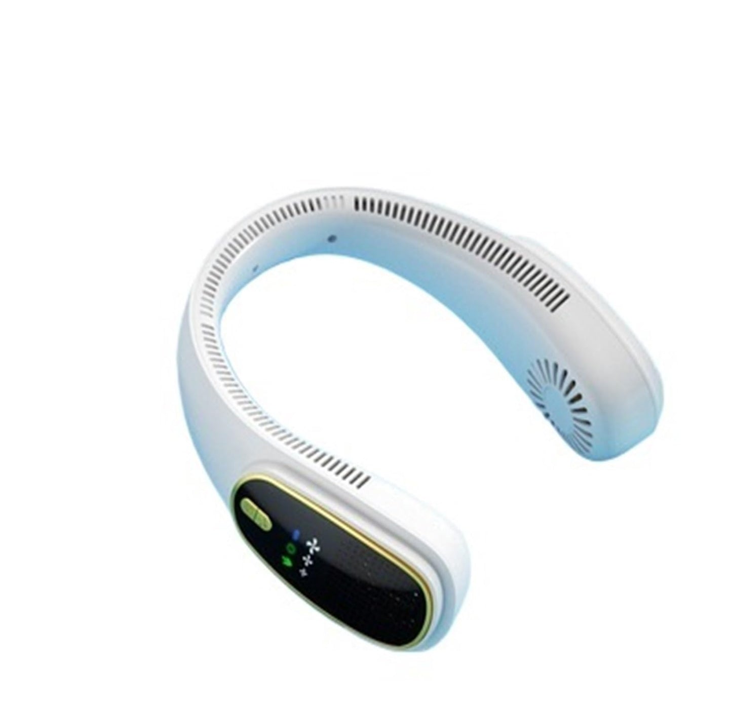 Style hanging neck fan leafless usb charging portable outdoor small rechargeable brushless motor