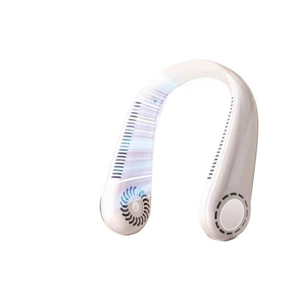 Fan hanging neck portable cooling artifact outdoor silent electric