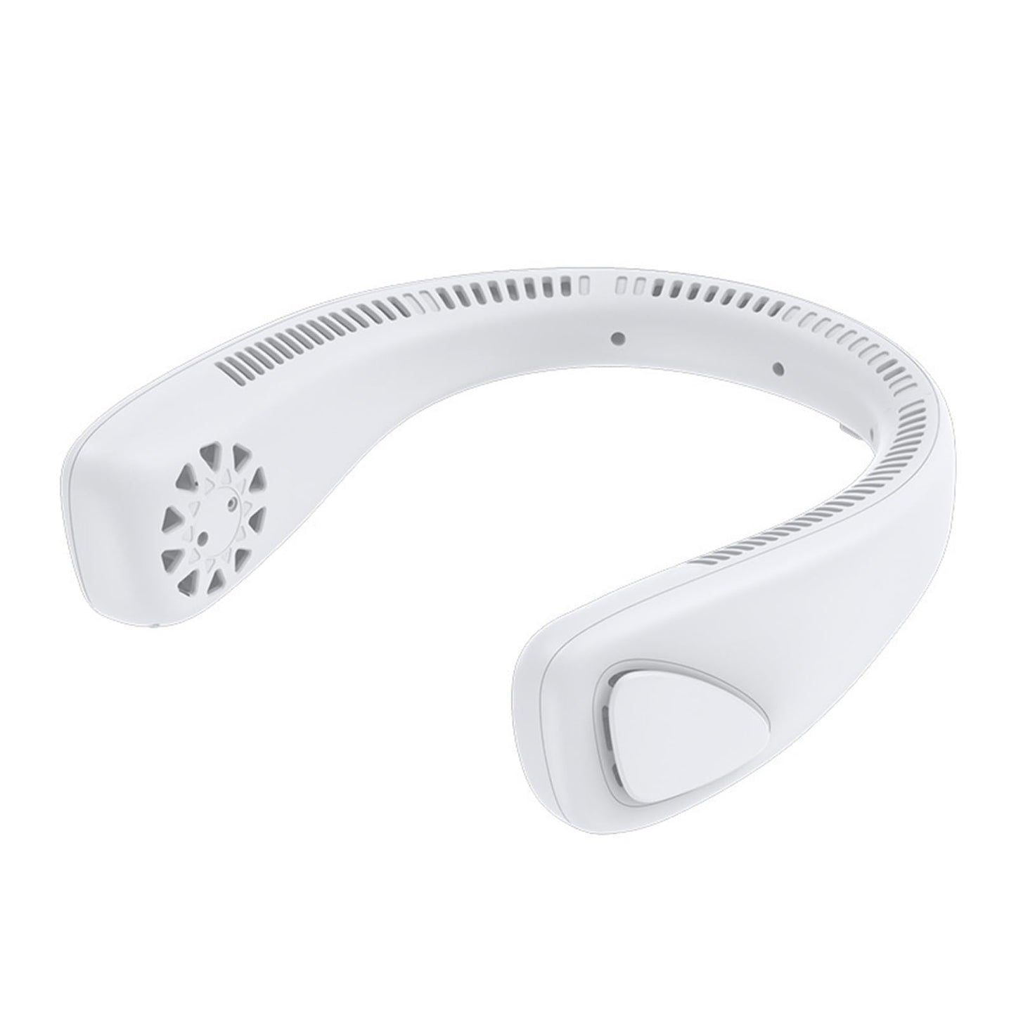 Style hanging neck fan leafless usb charging portable outdoor small rechargeable brushless motor