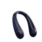 Leafless hanging neck fan USB charging outdoor digital display silent portable 5-speed soft rubber small turbine super