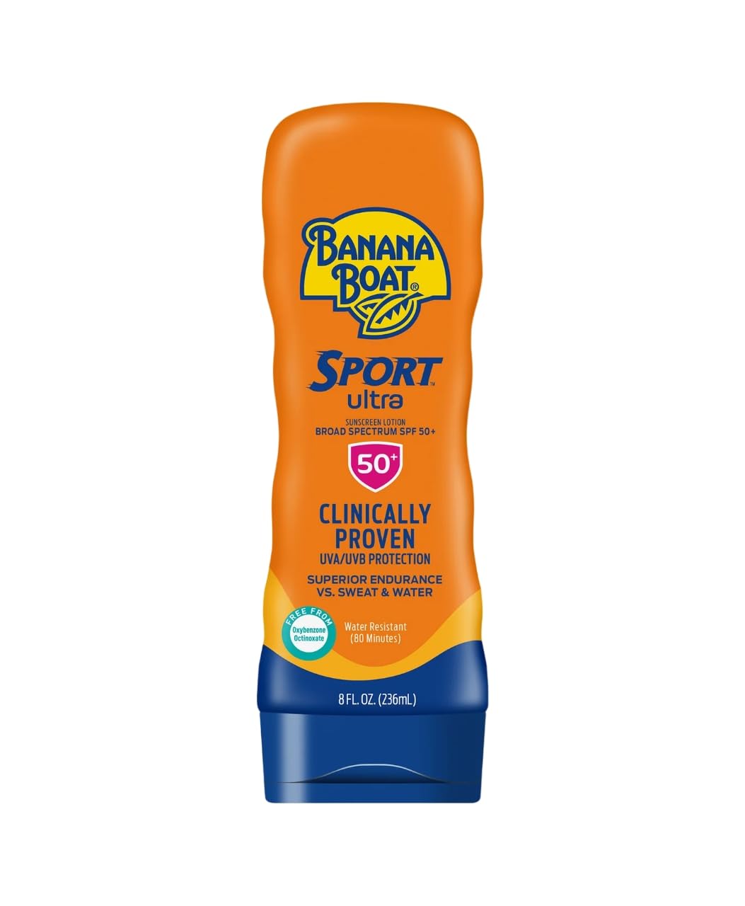 Banana Boat Sport Ultra SPF 50 Sunscreen Lotion, 128 Fl Oz, Oxybenzone Free (Pack of 1)