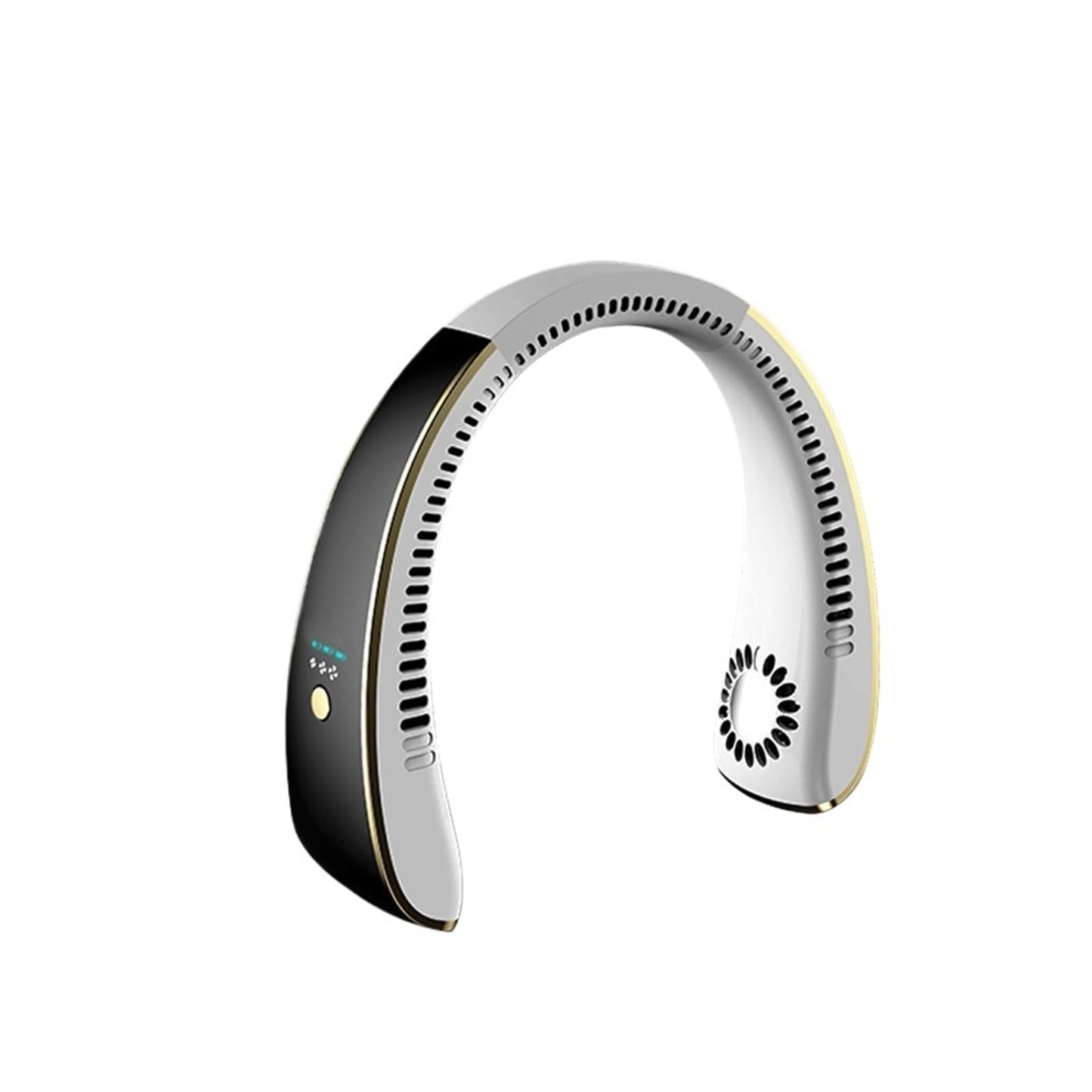 AI voice, bladeless hanging neck fan, exercise, outdoor desktop charging, detachable battery