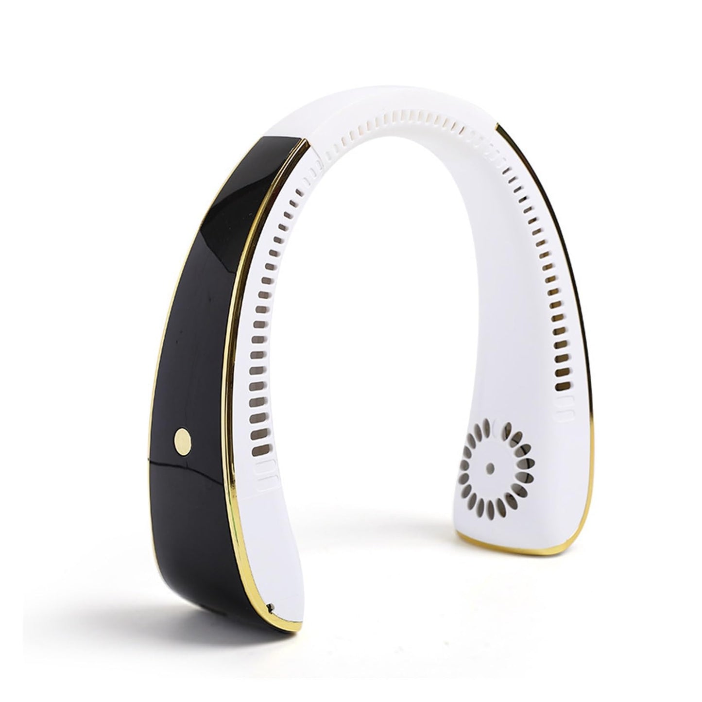Hanging neck fan USB charging sports outdoor LCD | Black