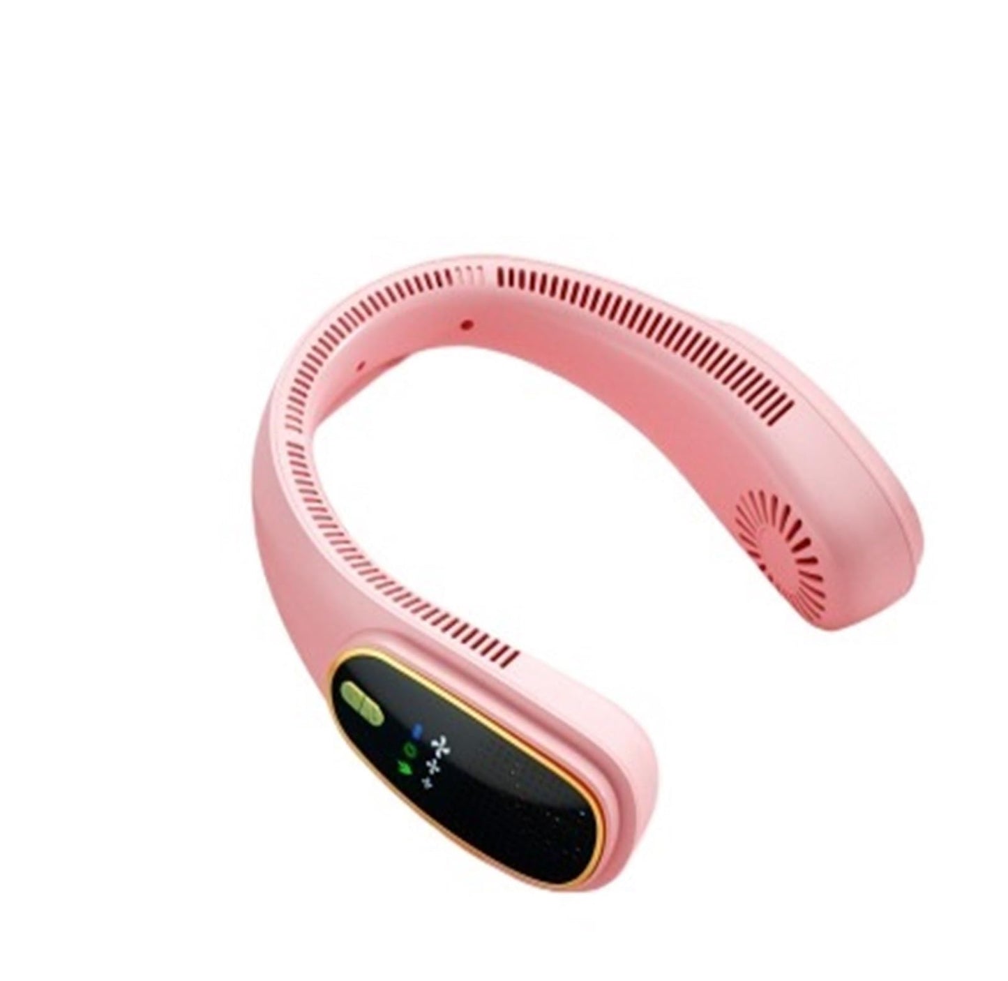 Style hanging neck fan leafless usb charging portable outdoor small rechargeable brushless motor