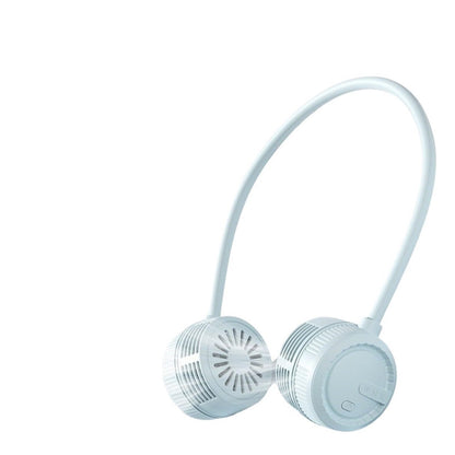 Hanging neck fan portable turbine mini LCD adjustable wind power outdoor handheld small