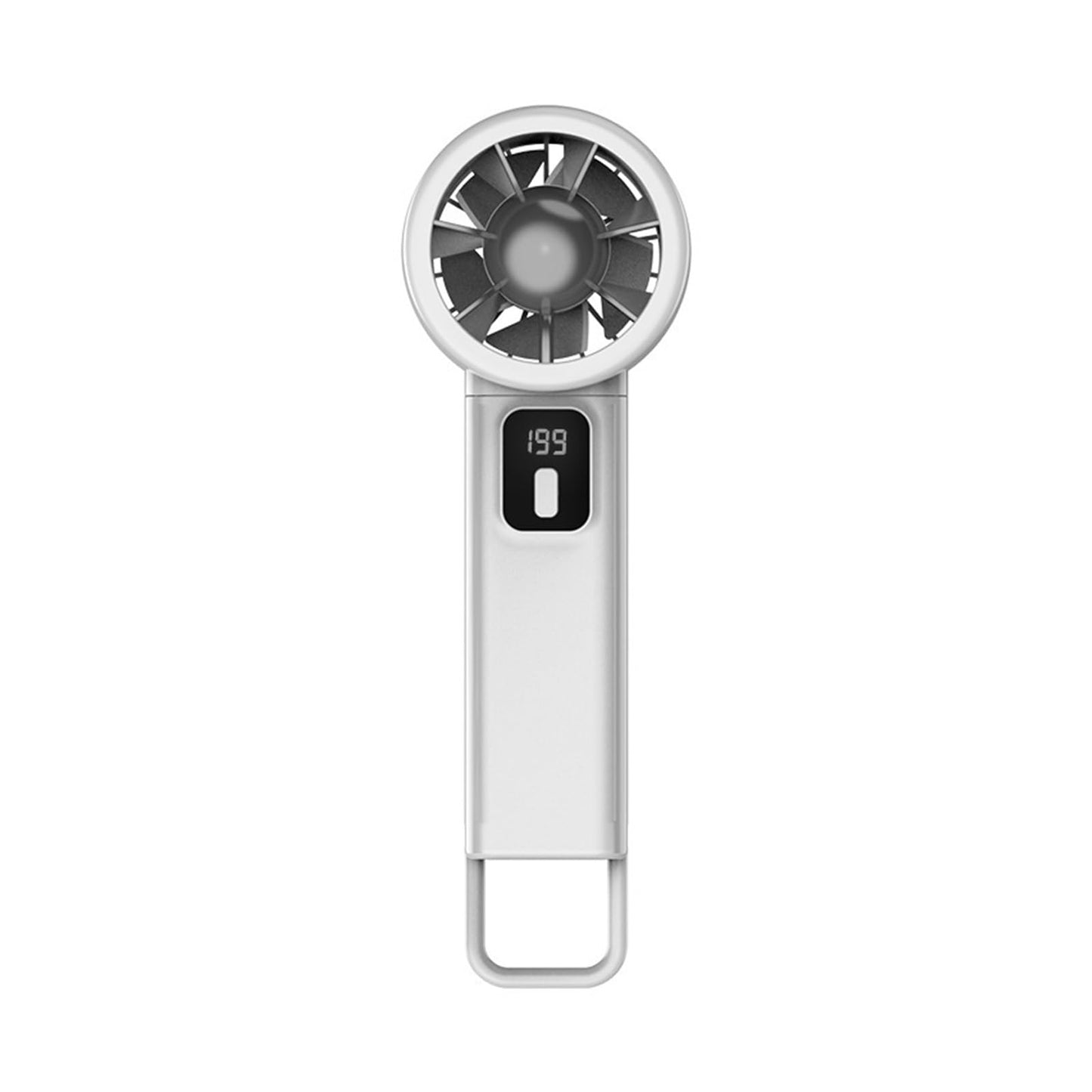 Handheld charging fan, USB mini pocket, portable and silent for students | Black