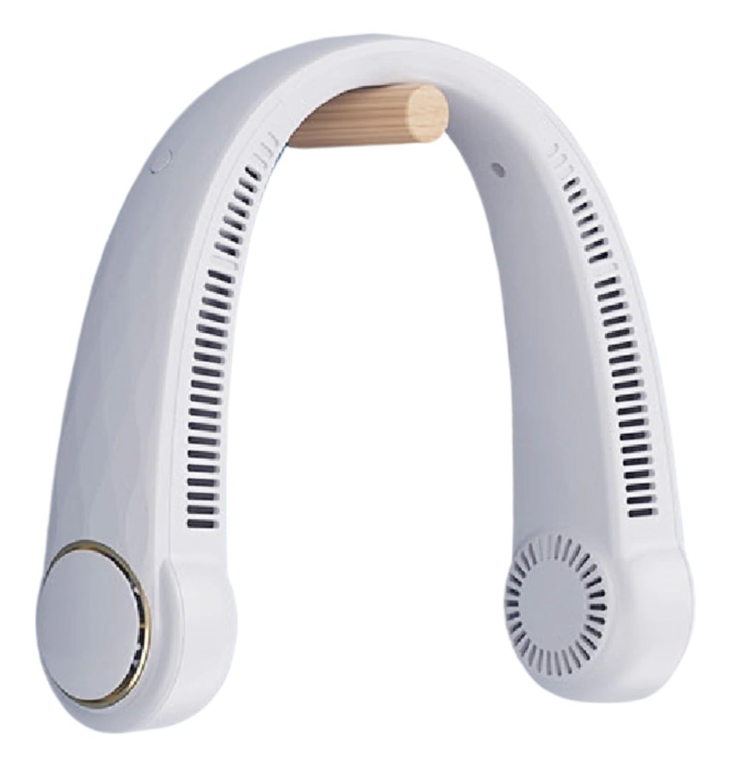 Bladeless Hanging Neck Fan, USB Rechargeable Portable with AI Voice & Phone Control, Digital Display for Sports Outdoor