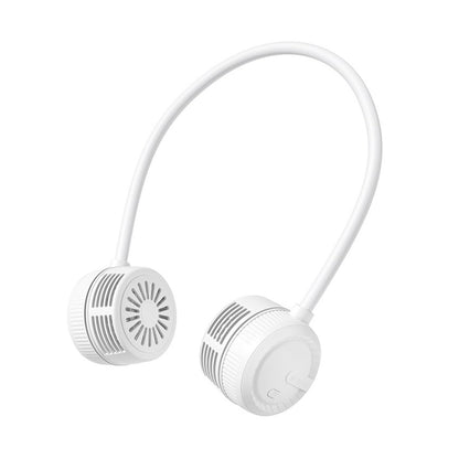 Rotating hanging neck fan silent outdoor sports USB small mini portable electric