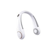 Leafless hanging neck fan USB charging outdoor digital display silent portable 5-speed soft rubber small turbine super