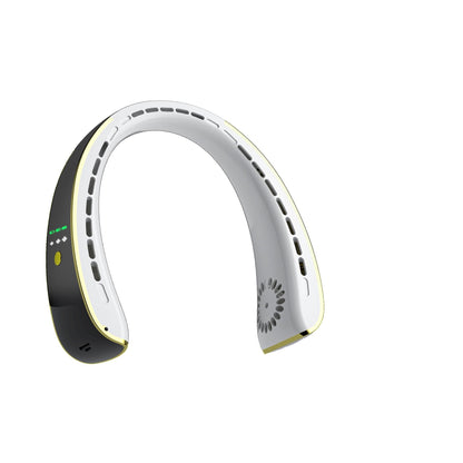 Bladeless Hanging Neck Fan, USB Rechargeable Portable with AI Voice & Phone Control, Digital Display for Sports Outdoor