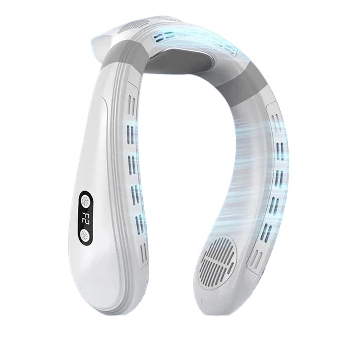 Neck Air Conditioner Portable Neck Fan Rechargeable Semiconductor Cooling Bladeless Outdoor Personal Wearable Cooler