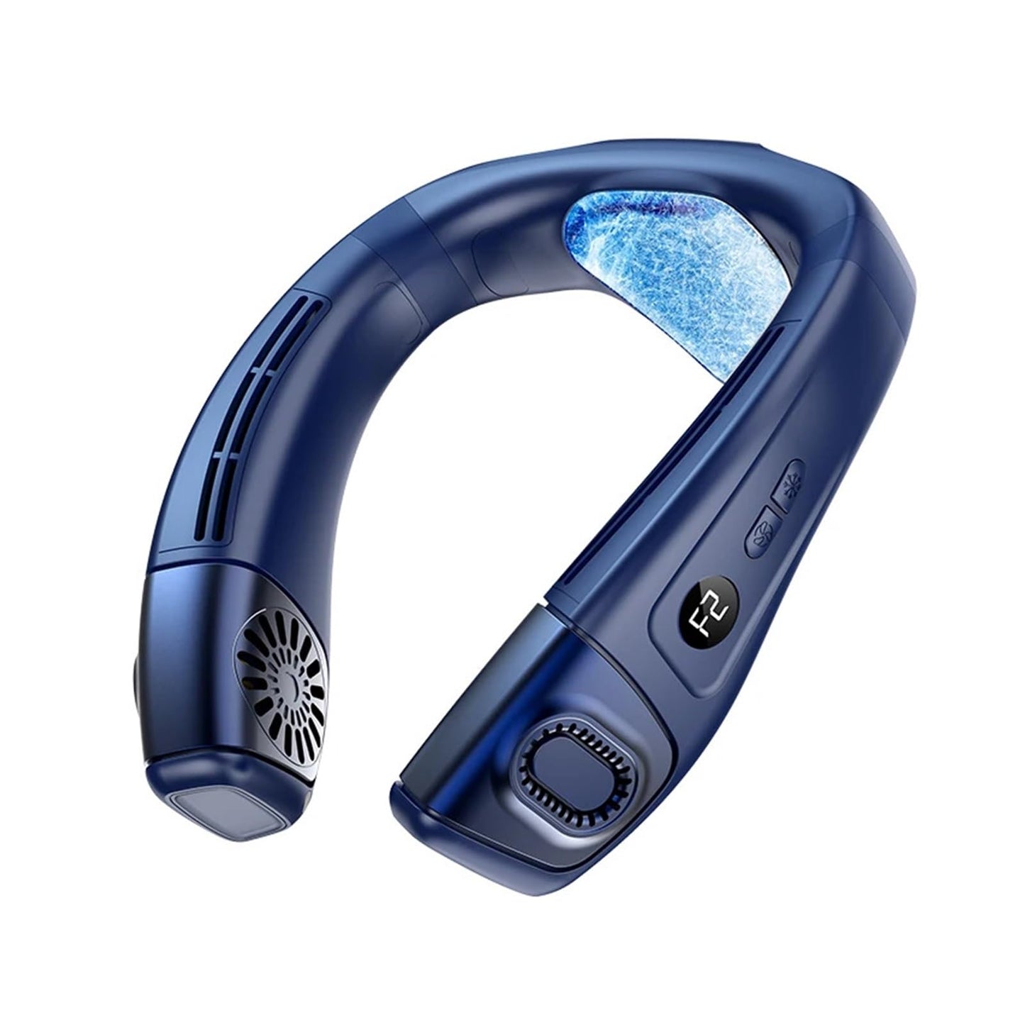 Neck Air Conditioner Portable Fan Rechargeable Semiconductor Cooling Bladeless Outdoor Wearable Cooler