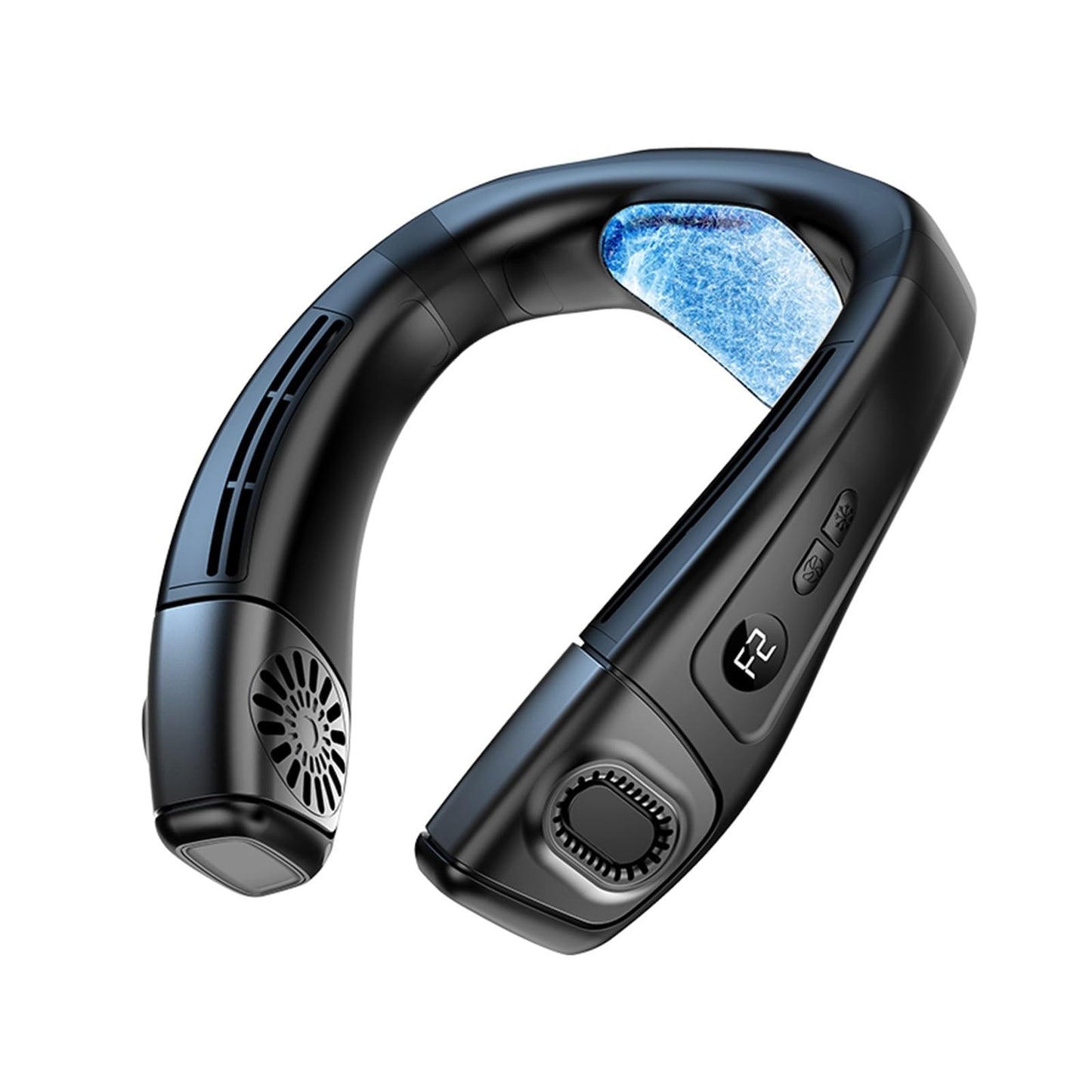 Neck Air Conditioner Portable Fan Rechargeable Semiconductor Cooling Bladeless Outdoor Wearable Cooler