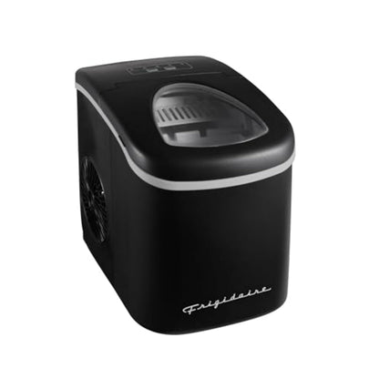 FRIGIDAIRE EFIC128AMZBLK Compact Countertop Ice Maker, 26 lb per Day, Black