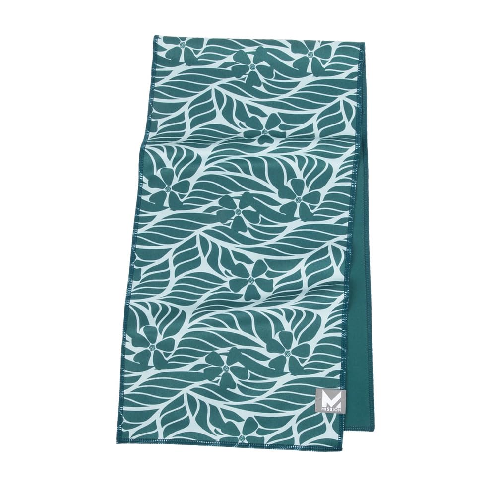 MISSION Max Plus Cooling Towel- Soft, Durable Microfiber - Cools Up to 3 Hours - UPF 50 Sun Protection - Machine Washable