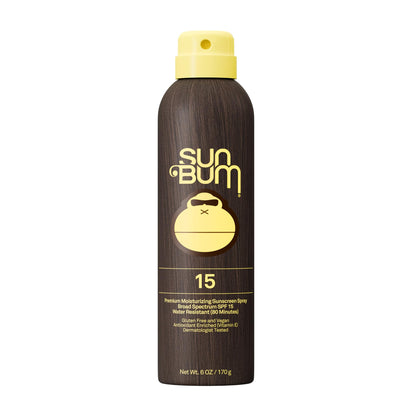 Sun Bum Original SPF 50 Sunscreen Body Spray - Broad Spectrum Moisturizing Sunscreen with Vitamin E - Hawaii 104 Act Compliant (Made without Octinoxate & Oxybenzone) - 6 oz