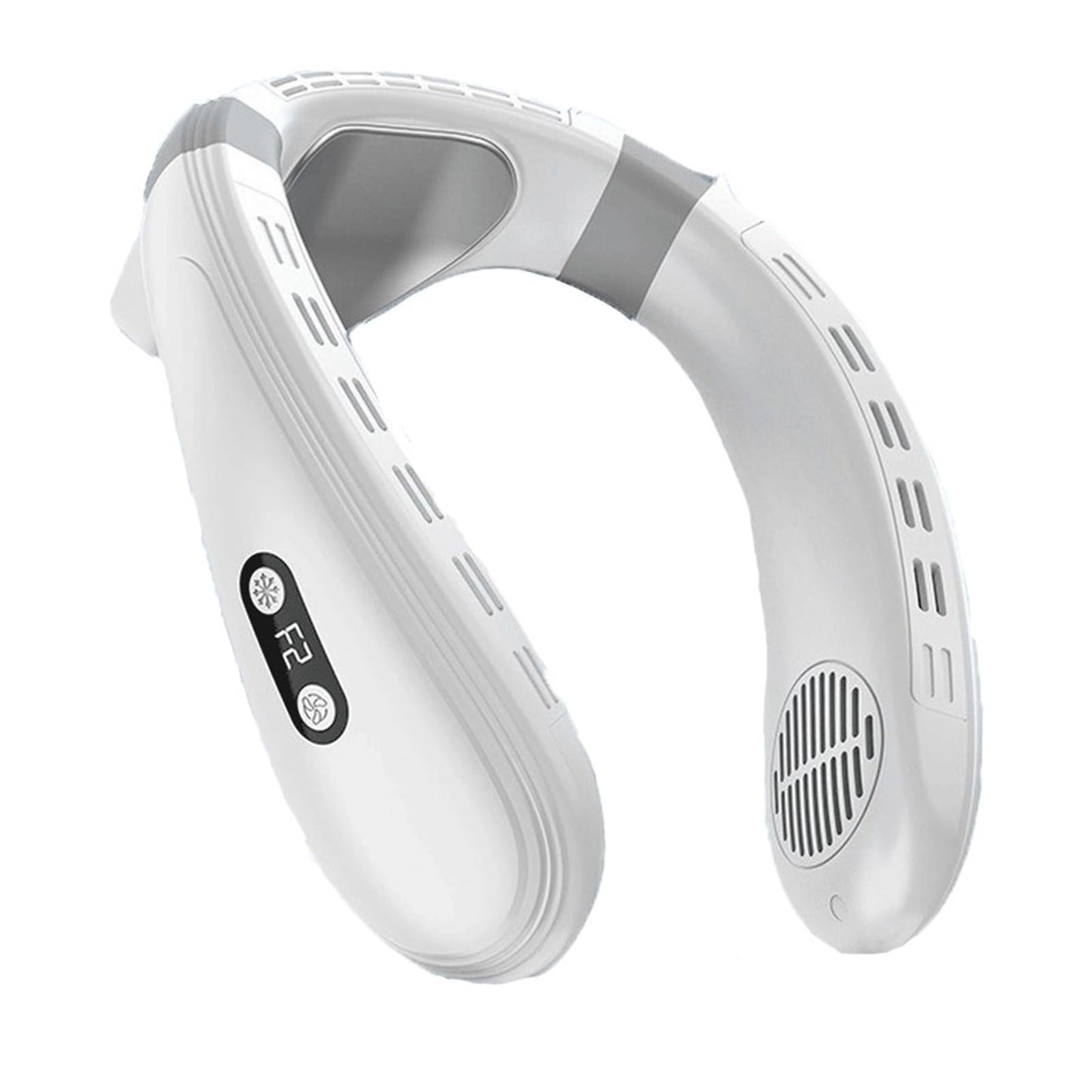 2026 Neck Air Conditioner Portable Fan Rechargeable Semiconductor Cooling Bladeless Wearable Cooler multi purpose