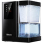 Nugget Ice Maker Countertop, Silonn Chewable Pellet Ice Machine with Self-Cleanin Function, 36lbs/24H Portable Ice Makers for Home Kitchen Officce, Black