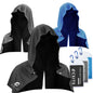 CSITE 3 Pack Cooling Hoodie Towels for Neck and Face, UPF 50 Sun Protection & Instant Cooling, Ice Towels for Hot Weather, Soft Breathable Towel for Sport, Work Out, Gym, Camping & More Activities