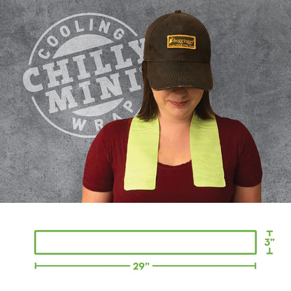 FROGG TOGGS Chilly Mini Cooling Neck Towel, 6 count, 29"x3"