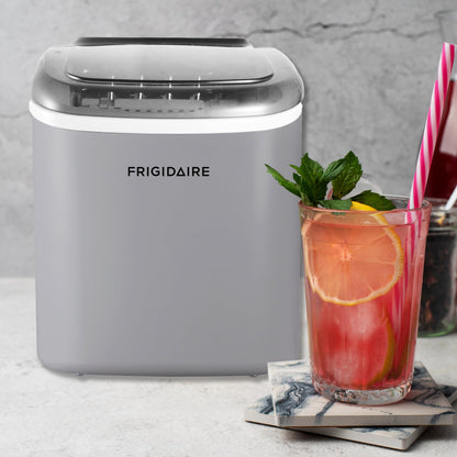 FRIGIDAIRE EFIC128AMZBLK Compact Countertop Ice Maker, 26 lb per Day, Black