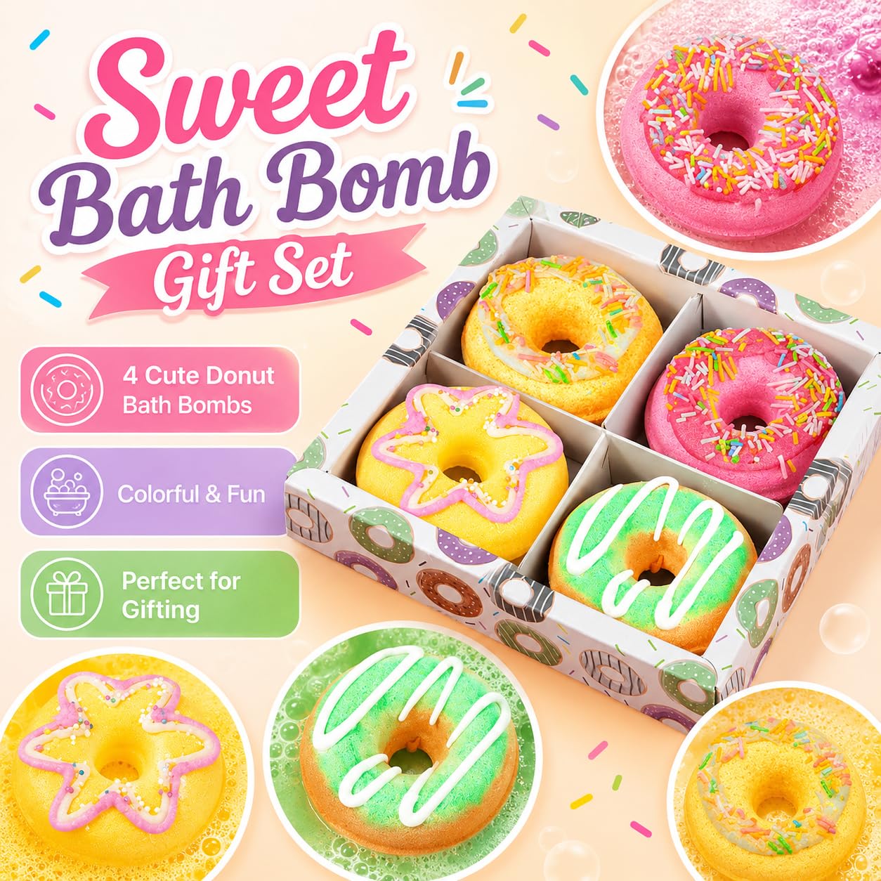 Bath Bombs with Toys Inside, 12 Pack Kids Bath Bombs with Surprise Inside, Play Fizz Bubble Bath Ball, Natural Organic Non Toxic Bath Bomb Gift Set for Boys Girls Toddler (Sea Animal)