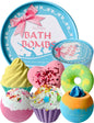 Aofmee Bath Bombs, 6pcs Bubble Bath Bomb for Girls, Handmade Fizzies Bathbombs for Women, Natural Organic Kids Spa Kit, Non Toxic Bath Kit for Teens, Gift Set for Mother Birthday Christmas Easter