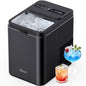 Silonn Ice Maker Countertop, Portable Ice Machine with Carry Handle, Self-Cleaning Ice Makers with Basket and Scoop, 9 Cubes in 6 Mins, 26 lbs per Day, Ideal for Home, Kitchen, Camping, RV