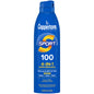 Coppertone Sport Sunscreen Spray SPF 50, Sweat, Heat and Water Resistant Sunblock, Lightweight, Oxybenzone Free, Spray Sunscreen Bulk Pack, 5.5 Oz Bottle, Pack of 3
