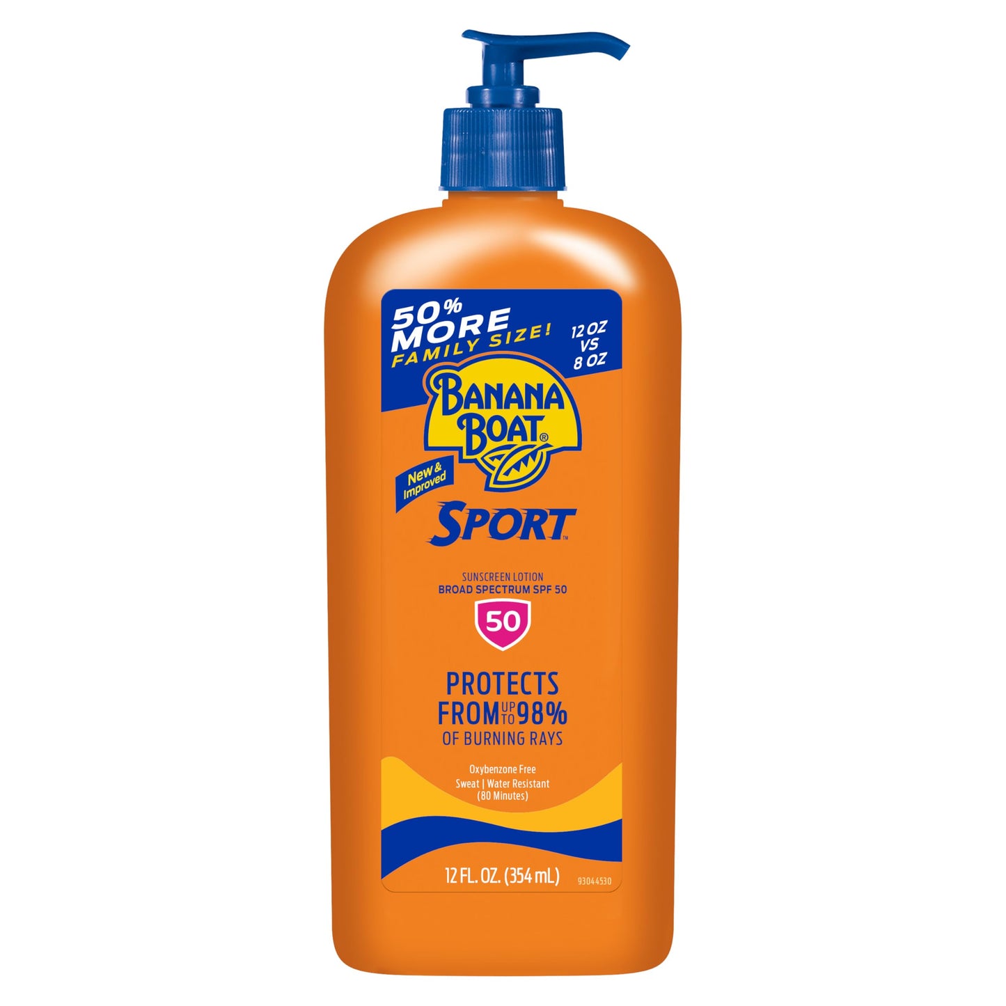 Banana Boat Sport Ultra SPF 50 Sunscreen Lotion, 128 Fl Oz, Oxybenzone Free (Pack of 1)