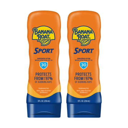 Banana Boat Sport Ultra SPF 50 Sunscreen Lotion, 128 Fl Oz, Oxybenzone Free (Pack of 1)