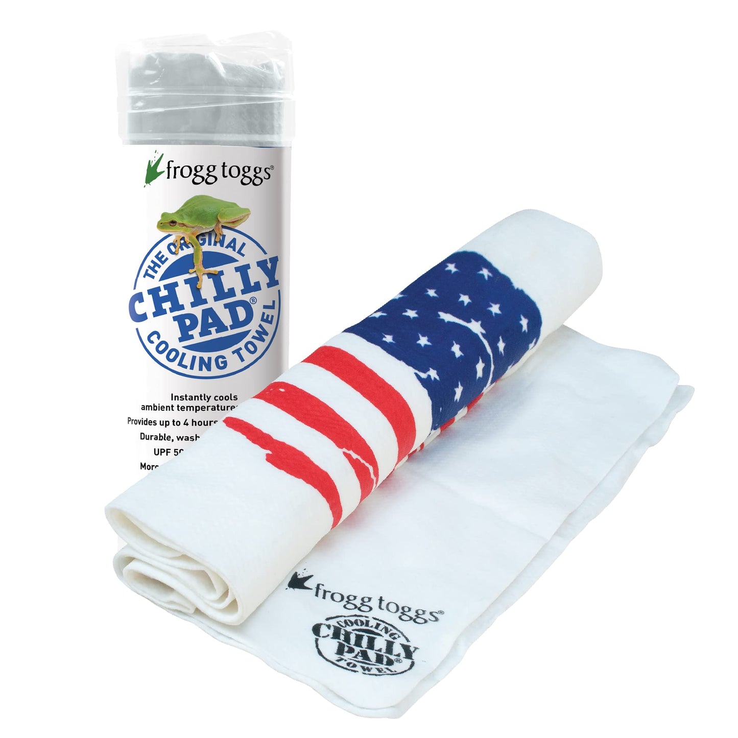 FROGG TOGGS Chilly Pad, Instant Cooling Towel, Long Lasting, Reusable, Sports and Outdoors Neck Towel 33x13