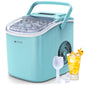 ecozy Nugget Ice Makers Dispenser 40 lbs Per Day Pebble Sonic Ice Machine Countertop, Touch-Free Ice, Self-Cleaning, Mistalo Drop Slim for Home Kitchen Office