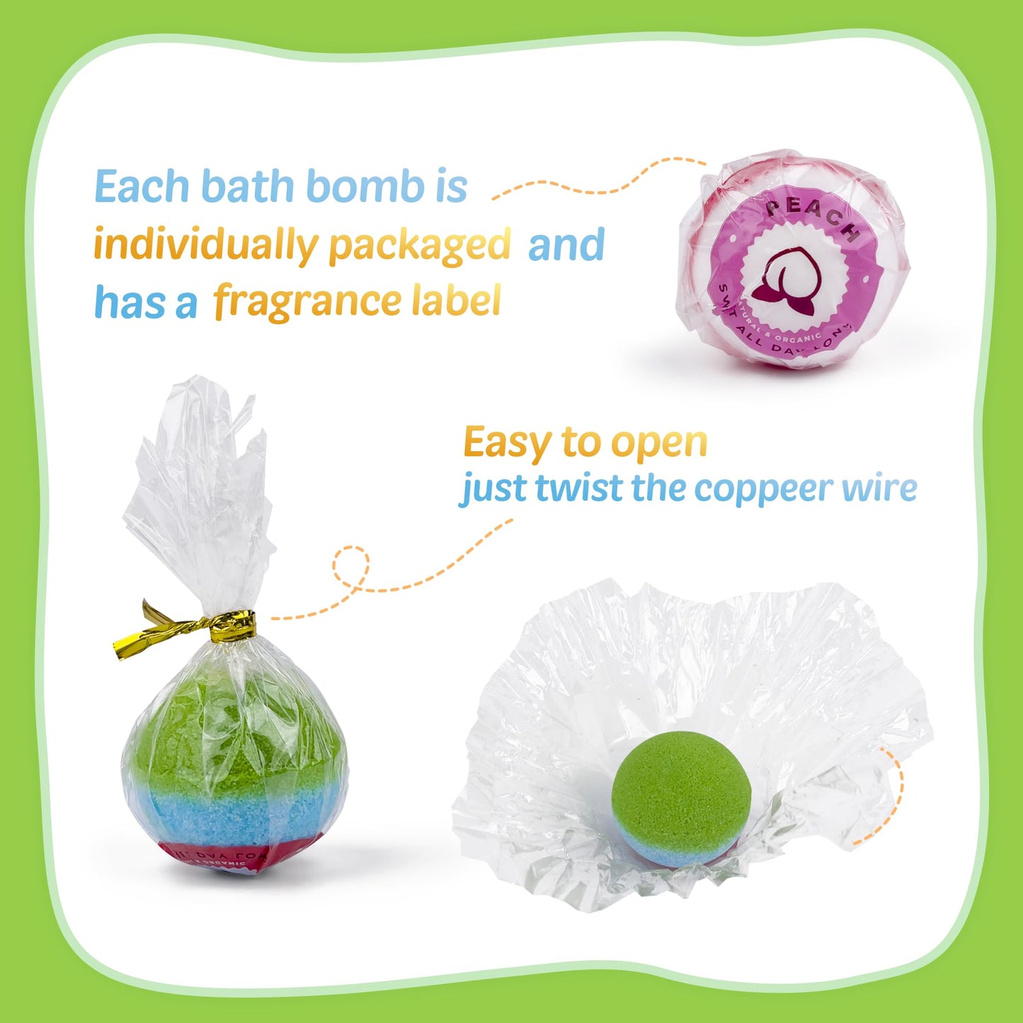 Bath Bombs for Kids, 12 Pcs Bath Bombs with Glow in The Dark Ocean Surprise Inside, Handmade Organic Bubble Bath Ball Gift Set for Boys and Girls, Gift for Birthday Christmas Easter