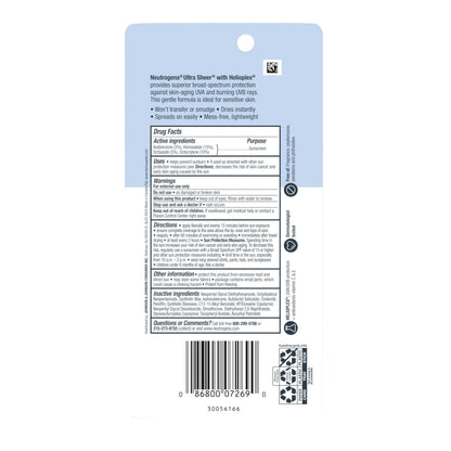 Neutrogena Ultra Sheer Dry Touch Sunscreen Lotion SPF 70 Broad Spectrum UVA UVB Protection Lightweight Water Resistant up to 80 Minutes Oil PABA Oxybenzone Free, 3 fl oz