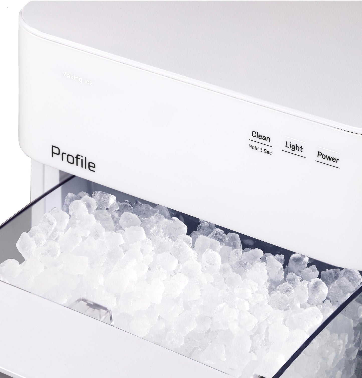 GE Profile Opal 2.0 Ultra Nugget Ice Maker with .75 Gallon Side Tank and Scale Inhibiting Filter, Scoop Included, 38 lbs in 24 Hours, Pellet Ice Machine with WiFi & Smart Connected, Stainless Steel