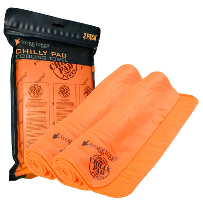 FROGG TOGGS Chilly Pad Cooling Towels, 2 Pack, 33" x 13"