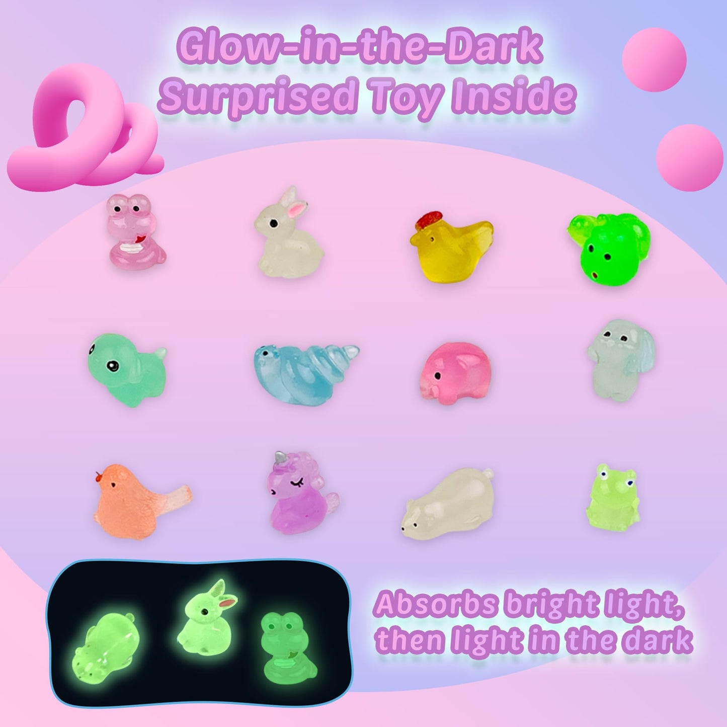 Bath Bombs for Kids, 12 Pcs Bath Bombs with Glow in The Dark Ocean Surprise Inside, Handmade Organic Bubble Bath Ball Gift Set for Boys and Girls, Gift for Birthday Christmas Easter