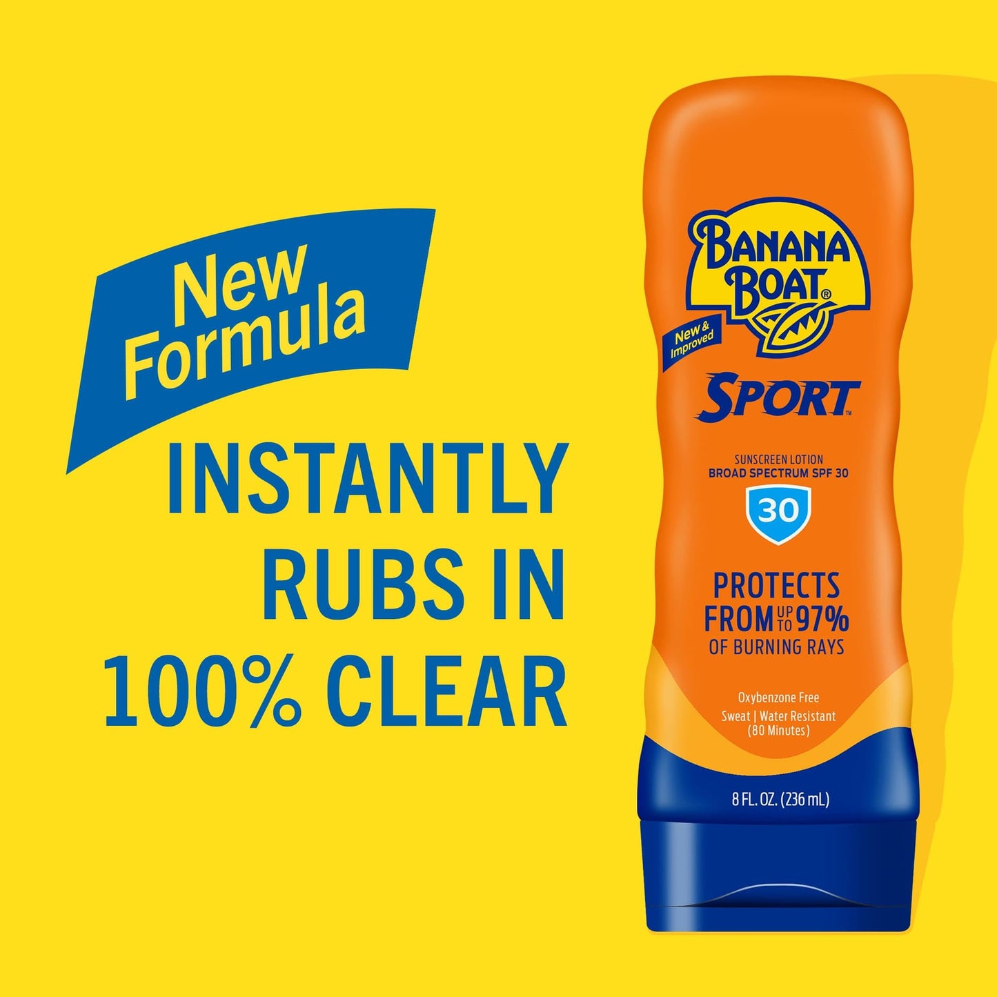 Banana Boat Sport Ultra SPF 50 Sunscreen Lotion, 128 Fl Oz, Oxybenzone Free (Pack of 1)
