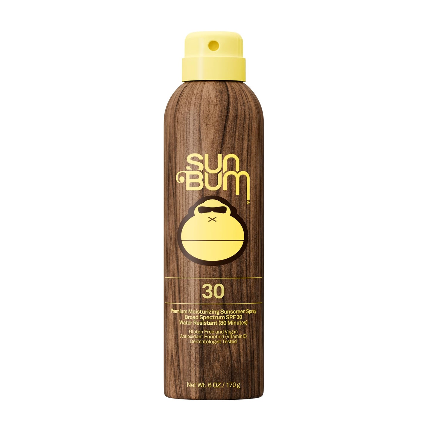 Sun Bum Original SPF 50 Sunscreen Body Spray - Broad Spectrum Moisturizing Sunscreen with Vitamin E - Hawaii 104 Act Compliant (Made without Octinoxate & Oxybenzone) - 6 oz