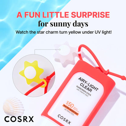 COSRX Vitamin E Sunscreen for Oily Skin SPF 50, Natural Glow Face Sunscreen, Lightweight, Non-Sticky, No White Cast, Hydrating, Beach Essentials, Summer Travel Essentials, Korean Skincare,1.69 fl oz