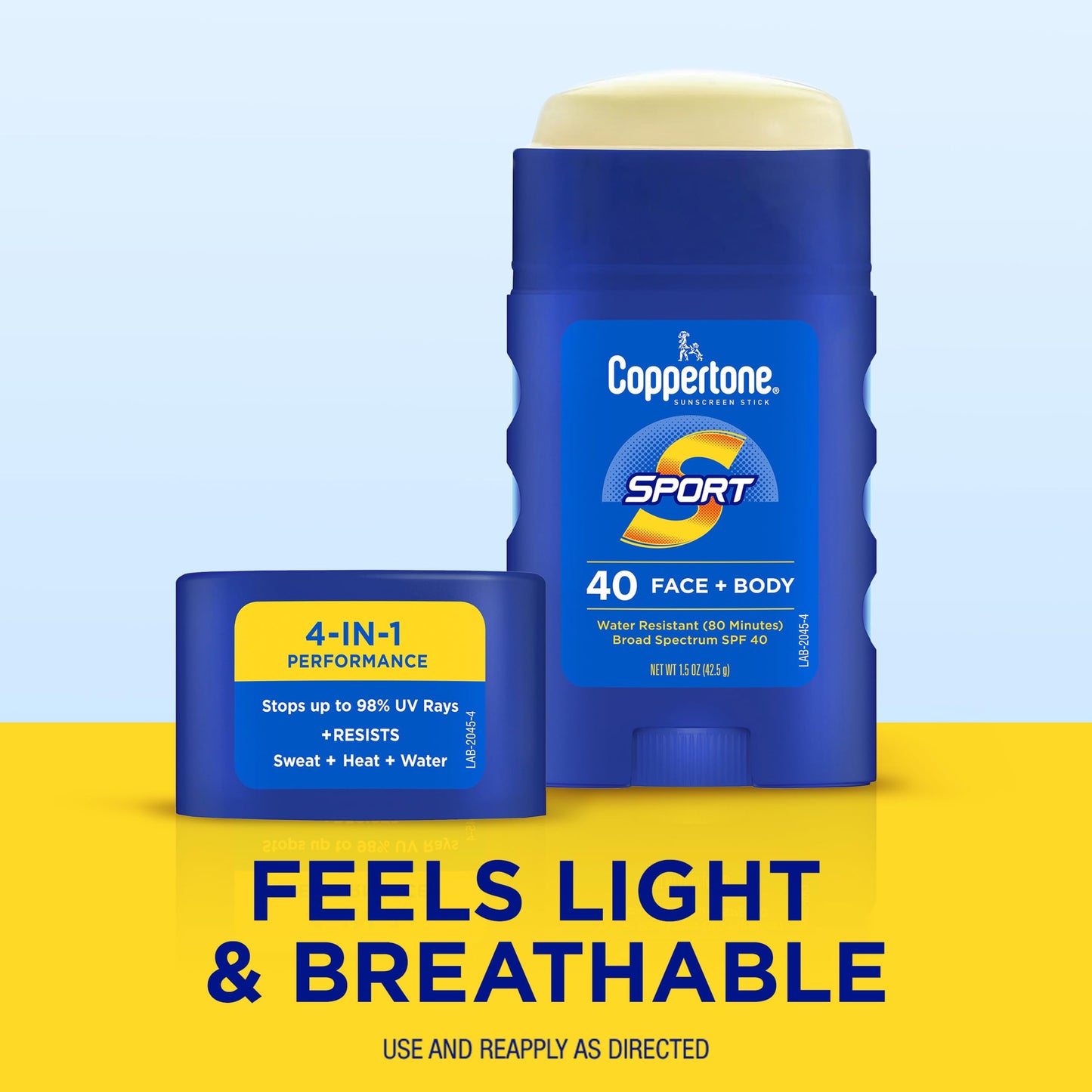 Coppertone SPORT Sunscreen Lotion Broad Spectrum SPF 50, Water Resistant 80 Minutes, UVA/UVB Protection, Moisturizing Formula with Vitamin E, 7 Fluid Ounce