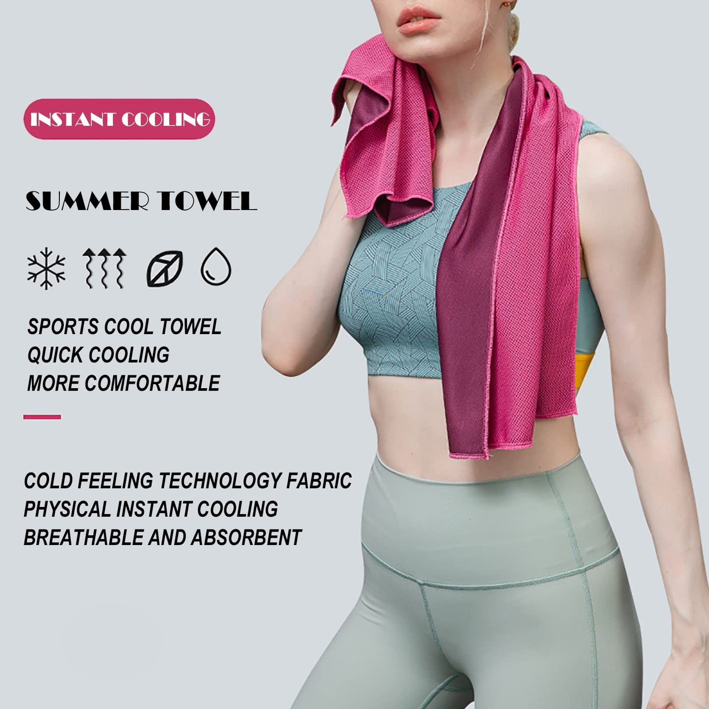 Pack of 20 Cooling Towel 40x12'' Ice Towel for Neck and Face Microfiber Chilly with Bag Breathable Yoga Gym Stay Cool Towels Sweat Rag for Workout Running Camping Pilates Beach, Dark Blue