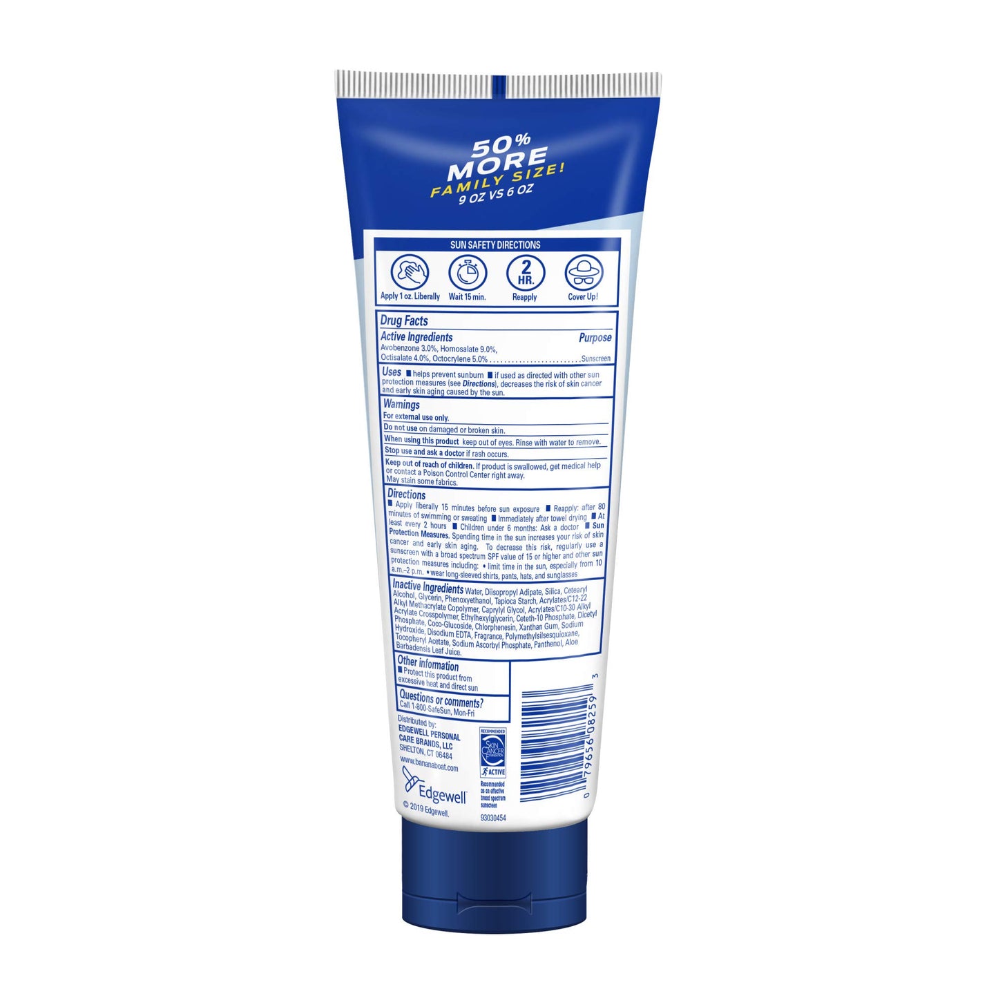 Banana Boat Light As Air Sunscreen Lotion SPF 50 Twin Pack | Lightweight & Non-Greasy Lotion Sunscreen SPF 50, Sunblock, Oxybenzone Free, 6oz each