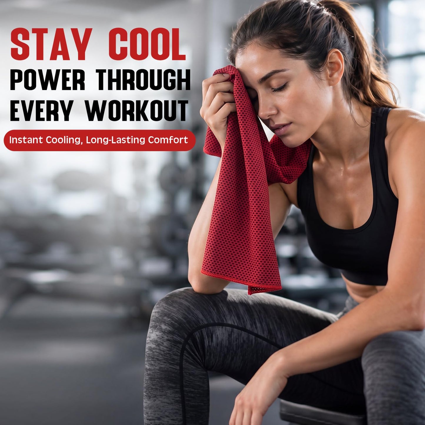 BBTO 100 Pack Cooling Towel - Microfiber Cold Sports Sweat Rags Neck & Face Breathable Ice Chilly Towel for Gym Yoga Golf Workout Beach Accessories
