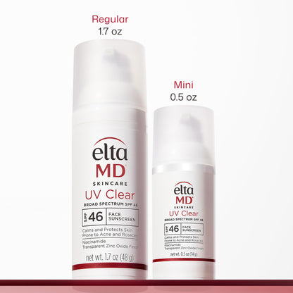 EltaMD UV Clear Face Sunscreen SPF, Oil-Free Sunscreen with Zinc Oxide, Dermatologist Recommended