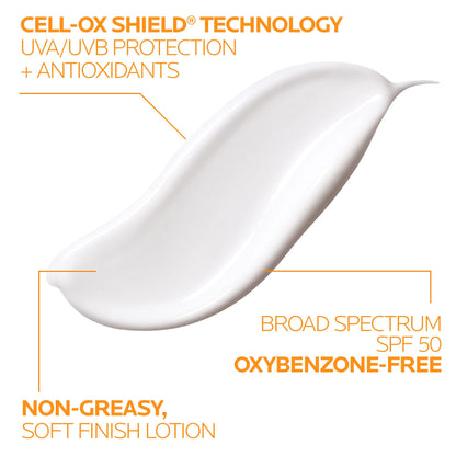 La Roche-Posay Anthelios Mineral Sunscreen SPF 50 Gentle Lotion, Broad Spectrum SPF + Antioxidants, Face & Body Sunscreen, Titanium Dioxide & Zinc Oxide, Oxybenzone Free, Oil Free