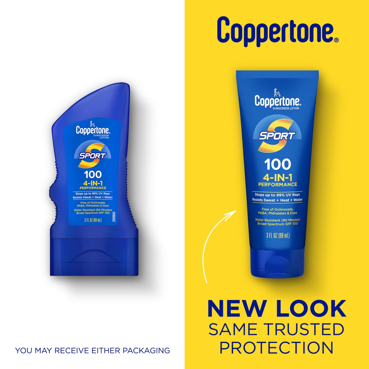 Coppertone SPORT Sunscreen Lotion Broad Spectrum SPF 50, Water Resistant 80 Minutes, UVA/UVB Protection, Moisturizing Formula with Vitamin E, 7 Fluid Ounce